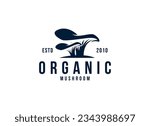 mushroom farm logo design, brand logo for mushroom product