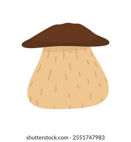 Mushroom farm logo, mushroom icon vintage design illustration. natural foods for kitchen preparing products.