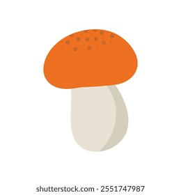 Mushroom farm logo, mushroom icon vintage design illustration. natural foods for kitchen preparing products.