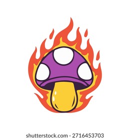 Ilustración vectorial de arte de juego de llama de fuego de setas