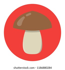 Mushroom flat icon