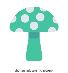  mushroom flat icon