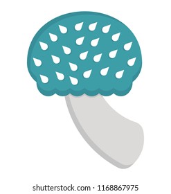 
Mushroom flat icon creative design
