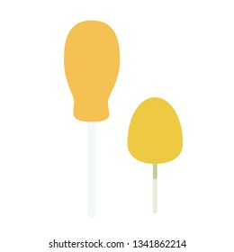 mushroom flat illustration Wild life plants and animals series