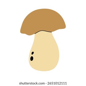 Seta. Ilustración de estilo plano. Vector.