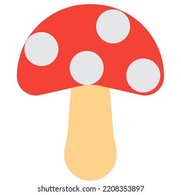 Mushroom, a fleshy and poisonous macrofungi.