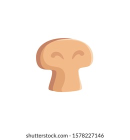 mushroom fresh vegetable isolated icon vector illustration design