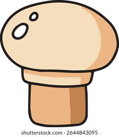 cogumelos alimento ilusation vetor isolado
