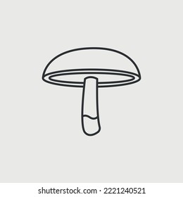 mushroom fungi vector icon food autumn