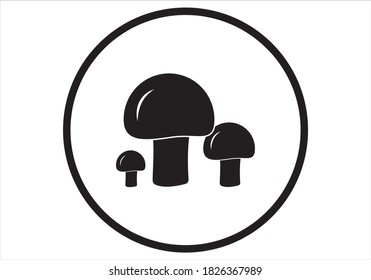 
Mushroom, Fungus Or Mycology Symbol