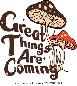 mushroom graphic design print sweety 