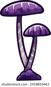 mushroom, halloween, illustration, vector, cartoon, magic, mystery, isolated, design, fantasy