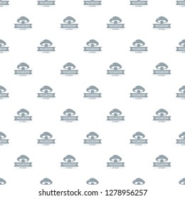 Mushroom harvest pattern vector seamless repeat for any web design