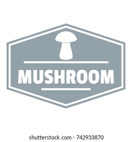 Mushroom healthy logo. Simple illustration of mushroom healthy vector logo for web