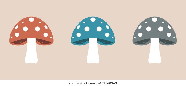 mushroom healthy nature food icon. vector design.