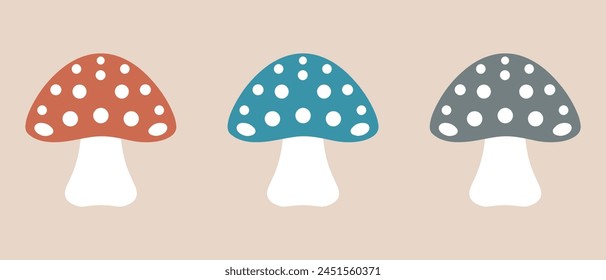 mushroom healthy nature food icon. vector design.
