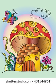 Mushroom house
