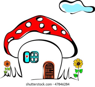 Mushroom house