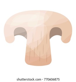 Mushroom icon. Cartoon illustration of mushroom vector icon for web