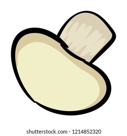 Mushroom icon. Cartoon of mushroom vector icon for web design isolated on white background