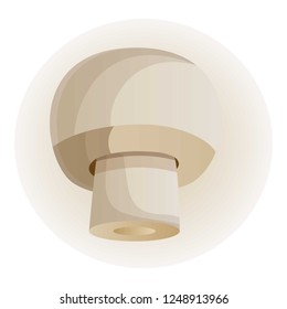 Mushroom icon. Cartoon of mushroom vector icon for web design isolated on white background
