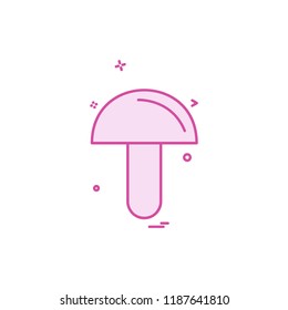 Mushroom icon design vector