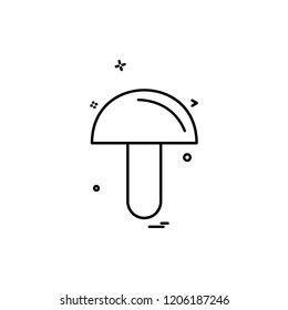 Mushroom icon design vector