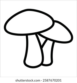 Mushroom Icon Element For Design