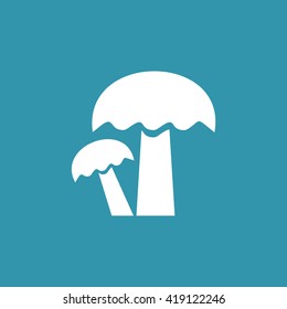 Mushroom Icon. Eps-10.
