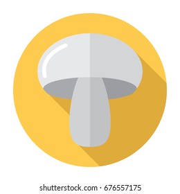 Mushroom icon in flat design