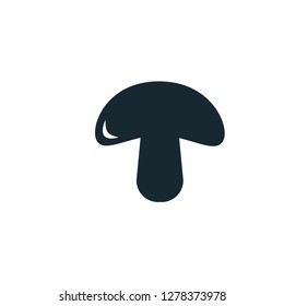 Mushroom Icon Food symbol Logo Template