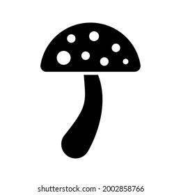 mushroom icon. Mushroom food vector illustration