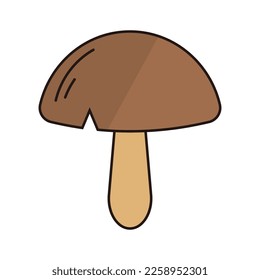 Mushroom icon. Mushroom harvest. Vector.