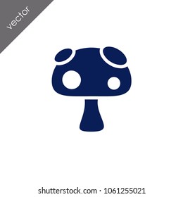 mushroom icon - illustration