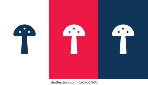 Mushroom icon illustration isolated vector sign symbol