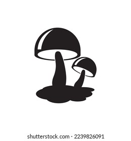 mushroom icon illustration isolated vector sign symbol