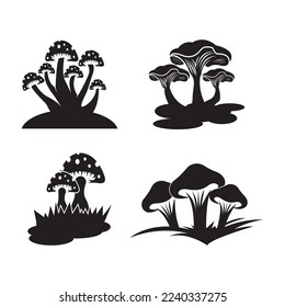 mushroom icon illustration isolated vector sign symbol