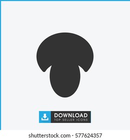 mushroom icon illustration isolated vector sign symbol