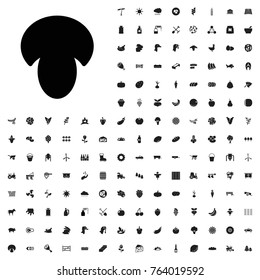 Mushroom icon illustration isolated vector sign symbol. agriculture icons set for web and mobile.