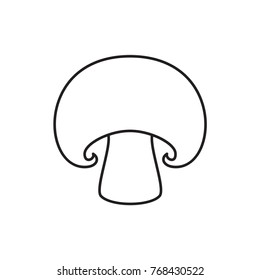 mushroom icon illustration isolated vector sign symbol