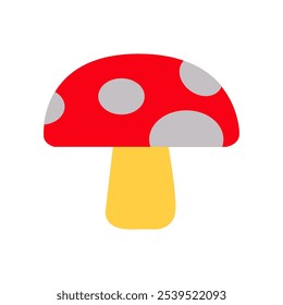 Mushroom icon isolated on white background