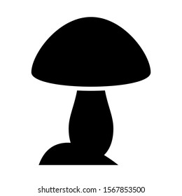 mushroom icon isolated sign symbol vector illustration - high quality black style vector icons
