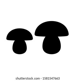 mushroom icon isolated sign symbol vector illustration - high quality black style vector icons


