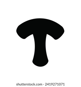 Mushroom icon isolated sign symbol vector illustration.