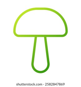 Mushroom Icon Isolated Symbol Vector Illustration