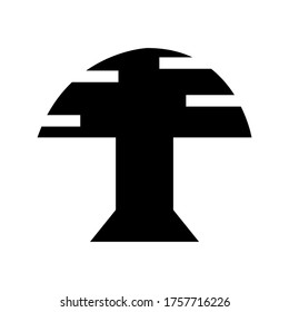 mushroom  icon or logo isolated sign symbol vector illustration - high quality black style vector icons
