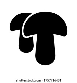 mushroom  icon or logo isolated sign symbol vector illustration - high quality black style vector icons
