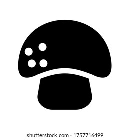 mushroom  icon or logo isolated sign symbol vector illustration - high quality black style vector icons
