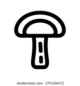 mushroom icon or logo isolated sign symbol vector illustration - high quality black style vector icons
