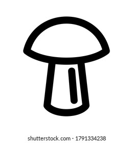 mushroom icon or logo isolated sign symbol vector illustration - high quality black style vector icons
